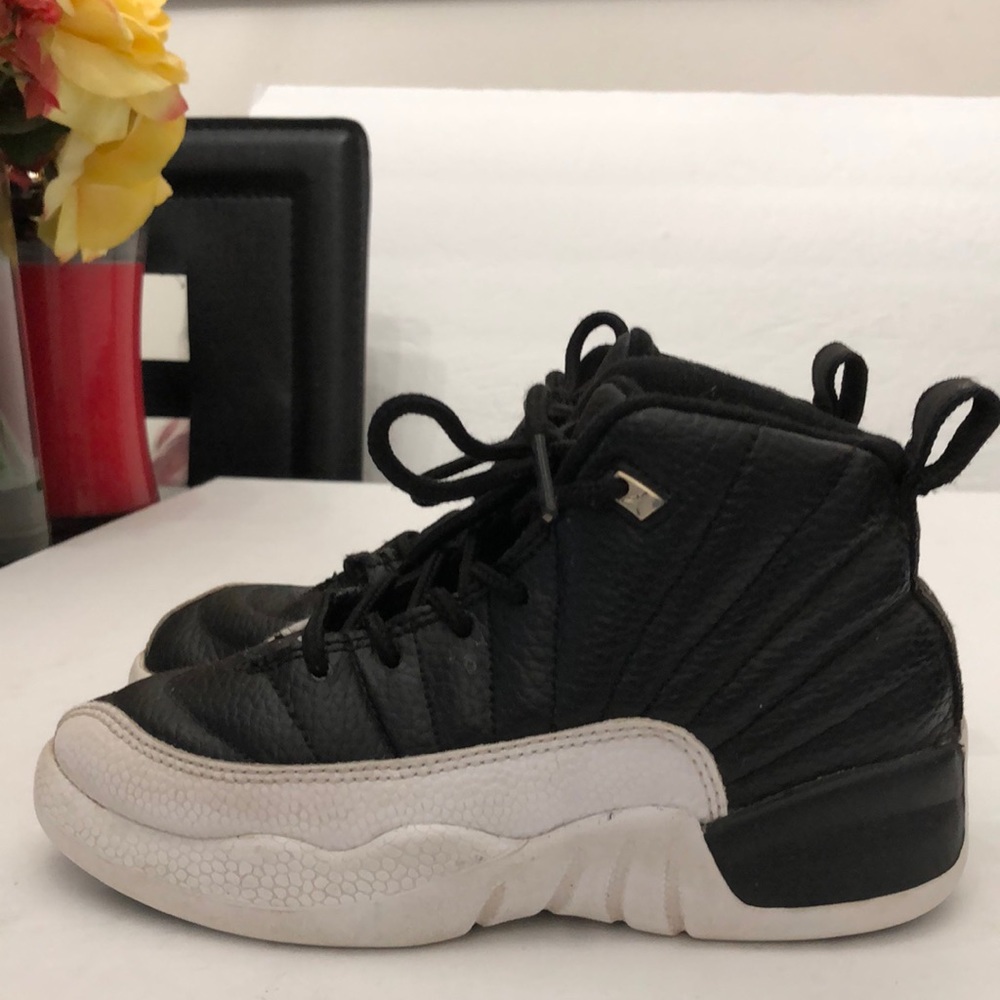 Jordan Kids' Black and White Sneakers